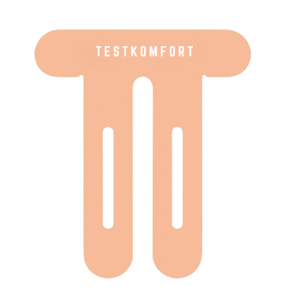 TestKomfort™ – Előre vágott, rugalmas, vízálló, bőrbarát kineziológiai térdszalag